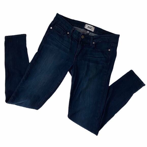 Paige ‘Felix’ Peg Super Skinny Low Rise Jeans - Picture 1 of 9